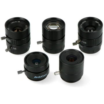 Set of CS-Mount lenses 6-25mm, for Raspberry Pi ca
