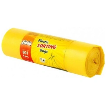Atkritumu maisi, 60 l x 8 gab. Plasta