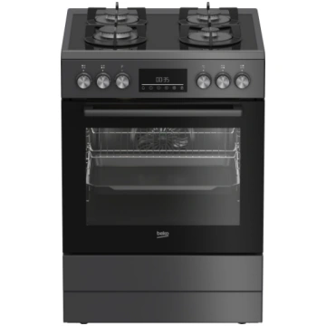 Beko FBM62330GADSN Gāzes plīts 60cm Antracīts FBM6