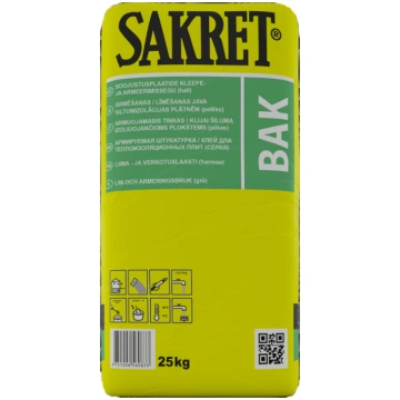 SAKRET BAK Pelēkā Līmēšanas Un Armēšanas Java Silt