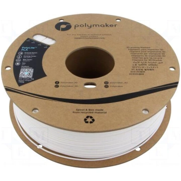 Filament: PLA | 1.75mm | white | 190÷230°C | 1kg |