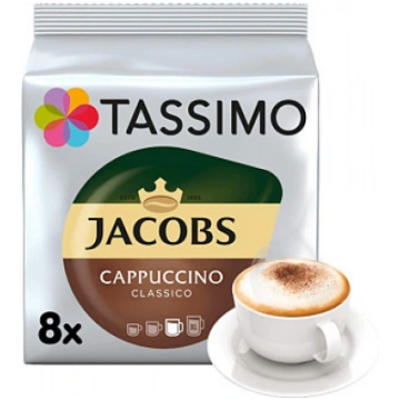 JACOBS Tassimo Cappuccino Classico 8+8gab. Kafijas