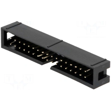 Socket | IDC | male | PIN: 34 | straight | THT | g
