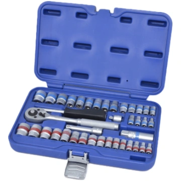 3/8" + 1/4" Dr. Socket wrench set 40pcs (SAE & met