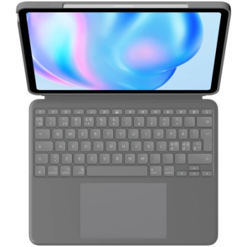 Logitech Combo Touch, QWERTY, Duński, Fiński, , Sz