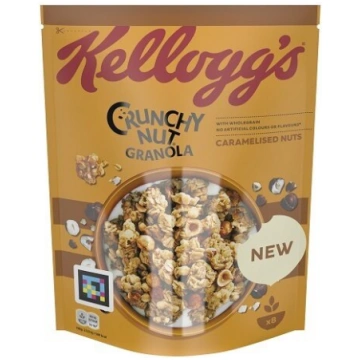 KELLOGG'S Crunchy nut Granola Caramelized nut