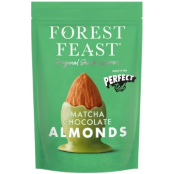 Forest Feast mandeles matcha šokolādē, 120 g