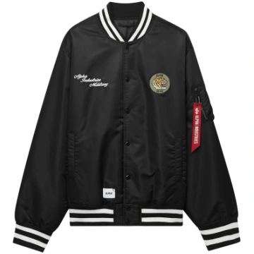 UNFRM USN BOMBER JACKET - BLACK / L