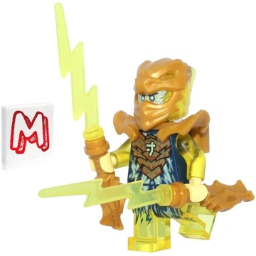 LEGO Ninjago kristalizēta minifigūriņa - Jay (Zelt