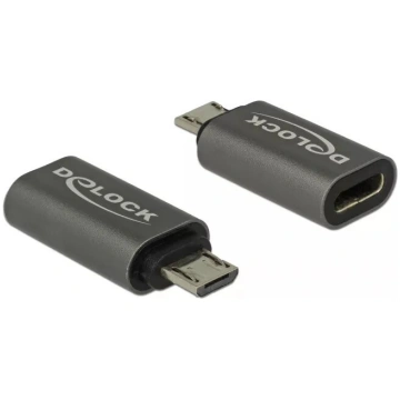 Kabeļa dzimuma mainītājs DeLOCK 65927 USB 2.0 Micr