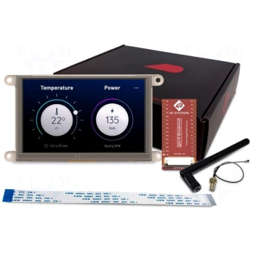 Display: TFT | 5" | 800x480 | 8MBRAM,16MbFLASH | 6
