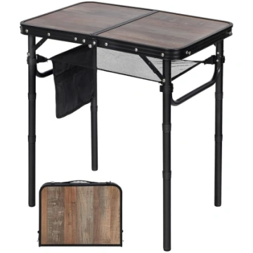 REDCAMP Small Folding Table Height Adjustable with