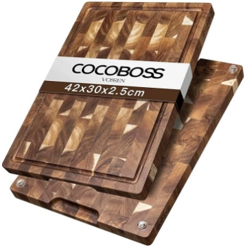 COCOBOSS Liels koka dēlītis, 42 x 30 x 2,5 cm, kok