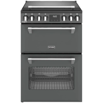 Induction Electric Cooker with Double Oven, Grey -