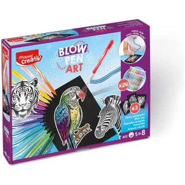 MAPED Creativ 24 krāsu pūšamie flomāsteri "Blowpen