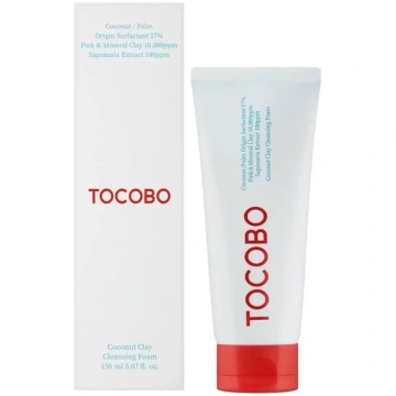 Tocobo Coconut Clay Cleansing Foam Attīrošās Putas