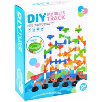 Konstruktors ar lodīšu trasi DIY Marbles ZA3902, d