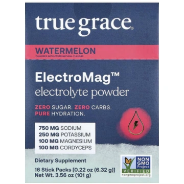True Grace, ElectroMag™, Electrolyte Powder, Water