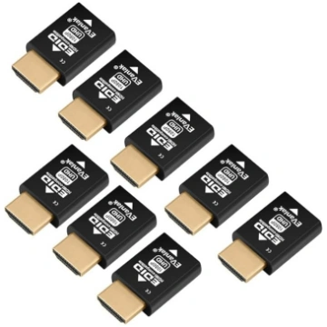 8 Pack Mini HDMI EDID emulators caurlaides 1920*10