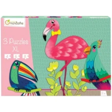 Puzle MANDARINE Tropu putni XL 80235_00