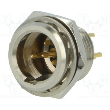 Connector: XLR mini; socket; male; PIN: 4; solderi