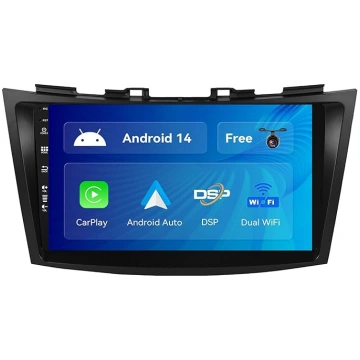 SXAUTO Android 14 IPS Auto Radio piemērots Suzuki 