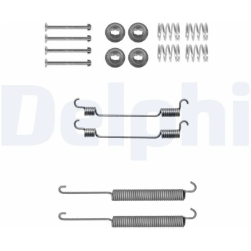 Piederumu komplekts, Bremžu loki DELPHI LY1302