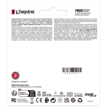 KINGSTON SSD Disk NV3 1TB M.2 2230 PCI-e 4.0 NVMe 