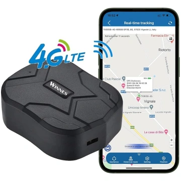 4G LTE GPS Tracker, GPS Tracker Car 10000 mAh 80 d