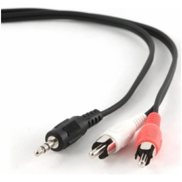 Kabelis Gembird 3.5mm Jack - 2x RCA 2.5m (CCA-458-