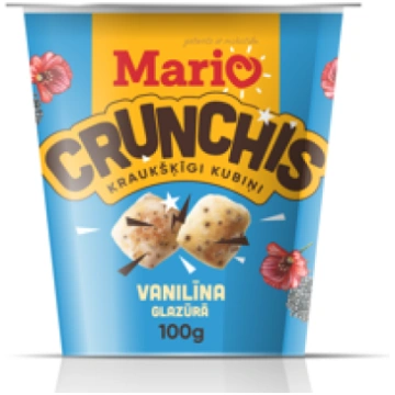 Kubiņi MARIO ar vanilīna garšu, 100g (450-23147)
