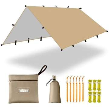 Ultralight Tarp 3 x 4 Waterproof Tent Tarpaulin Wa
