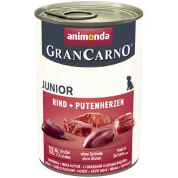 Animonda GranCarno kucēniem liellops, tītara sirds