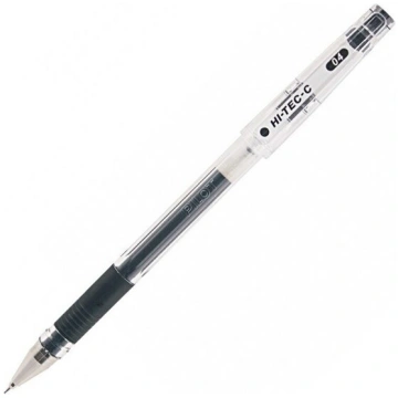 Gēla pildspalva PILOT G-Tec-C4, 0.4 mm, melna Shar