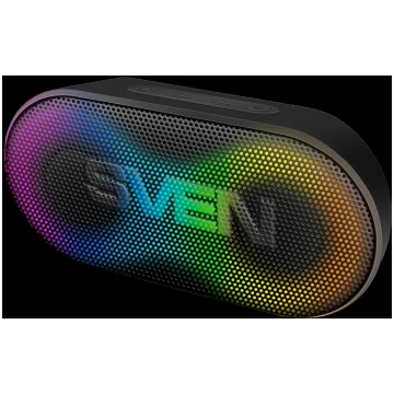 Portable speaker SVEN PS-99, black, power output 1