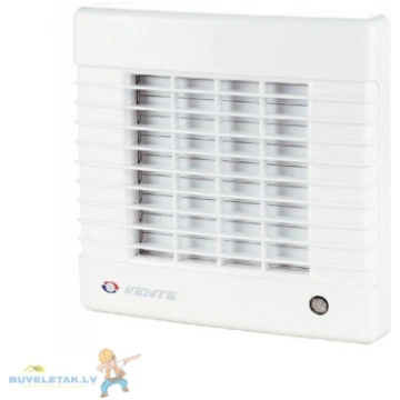 Ventilators sadzīves D=125 žalūz.,taimers 09040