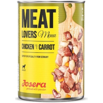 Mitrā barība (konservi) suņiem Josera Meat Lovers 