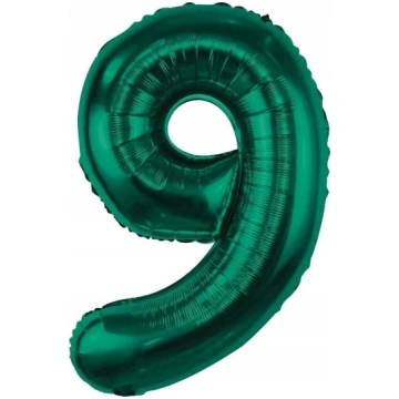 Folijas balons cipars GoDan Beauty & Charm Nr. 9, 