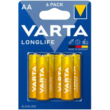 Baterija Longlife LR6 AA 4106 1.5V 6gab VARTA 38-0