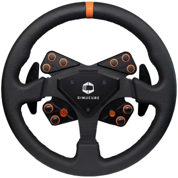 SIMUCUBE Tahko Round Black Steering Wheel