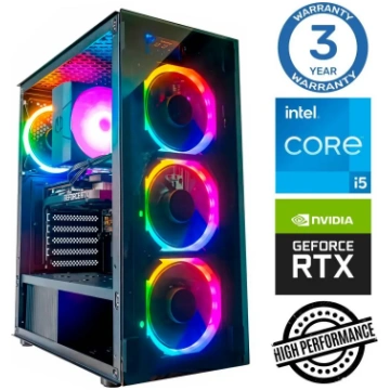 INTOP i5-13400F 16GB 500SSD M.2 NVME+4TB RTX5060 8