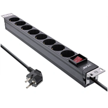 InLine InLine Registered 19apos;apos; socket strip