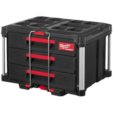 Milwaukee PACKOUT instrumentu kaste ar 3 atvilknēm