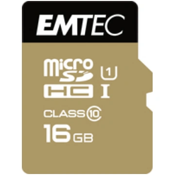 Emtec memory card microSDHC 16GB Class 10 Gold+ (8