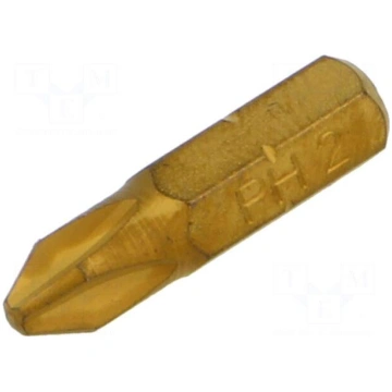 Screwdriver bit | Phillips | PH2 | 1/4" | Overall 