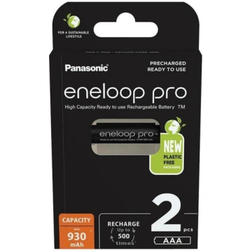 Rechargeable batteries PANASONIC ENELOOP PRO AAA 9