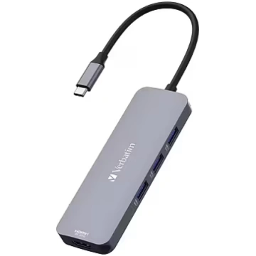 Verbatim USB-C Pro multiport hub CMH-08, 8 port, d