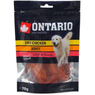 Ontario Dry Chicken Jerky gardums suņiem ar vistas