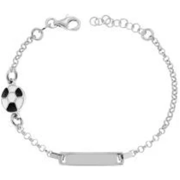 Ladybug Bracelet with Heart and Flowers, S925 Silv