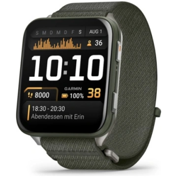 Garmin Venu X1 Smart Watch Moss, Titanium Caseback